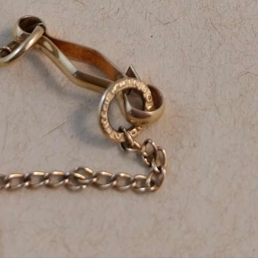 Gold Filled and Red Pendant Necklace - Picture 8 of 15